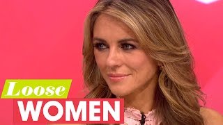 Elizabeth Hurley Says We Need to Talk About Breast Cancer  Loose Women [upl. by Meerek293]