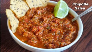 Chipotle Salsa  Chipotle Salsa Recipe Hot  Chipotle Salsa Copycat Recipe  Moms Special Recipes [upl. by Birkle]