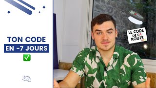 Comment RÉUSSIR le CODE DE LA ROUTE en 7 JOURS 🚀 [upl. by Notnroht]