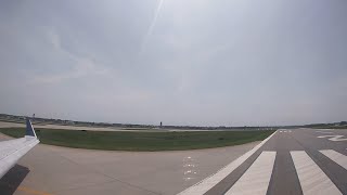 Takeoff at Greater Rochesters Frederick Douglass International in a Delta Connection CRJ900 [upl. by Cruz698]