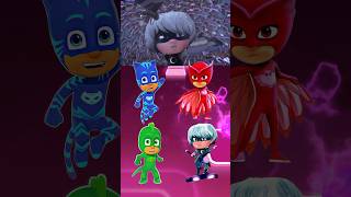 PJ Masks  Owlette 🆚 CatBoy 🆚 Night Ninja 🆚 Gekko X Dance Song Tiles Hop EDM Rush shorts [upl. by Antipus865]