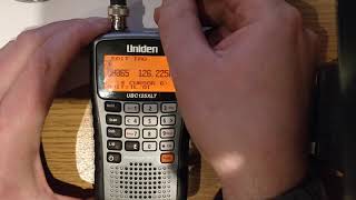 How to enter a frequency into the uniden UBC125xlt [upl. by Riley]