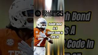 Isaiah Bond is a cheat code 🤣 CollegeFootball25 eacollegefootball madden football [upl. by Novyak]