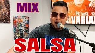 SALSA LIVE DESDE NYC ☀️ EN VIVO DJ JUNIOR GOZADERA [upl. by Enylcaj]