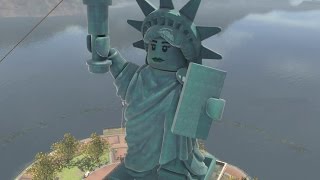 LEGO City Undercover  Lady Liberty Island 100 Guide All Collectibles [upl. by Cyma]