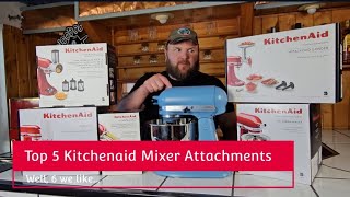 Top 5 KitchenAid Stand Mixer Attachments [upl. by Talbott]