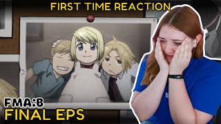 Fullmetal Alchemist Brotherhood FINALE  First time REACTION [upl. by Raffaello]