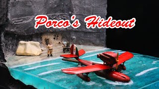 Porco Rossos Hideout  Studio Ghibli Diorama [upl. by Ware]