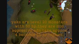 runescape yak ranging guide [upl. by Elaweda]