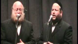 Chaim Adler And Yitzchak Meir Helfgot Singing Yibonah Hamikdosh [upl. by Walliw]