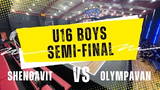 Shengavit vs Olympavan  20222023 U16 Boys Armenian Championship  SemiFinals [upl. by Alyac]