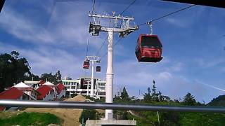 New Awana Skyway Gondola Cable Car Genting HighlandsRiding up to 6000 feet [upl. by Aerda]