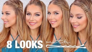 8 HAIRSTYLES USING BOBBY PINS TUTORIAL [upl. by Kilian]