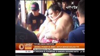 Dramatis Evakuasi Titi Wanita Obesitas Sampai Menjebol Jendela [upl. by Shantee788]