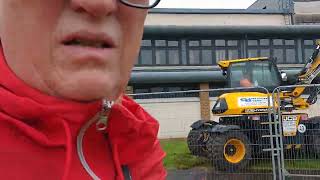 Building Work at Bannockburn High School Stirling Scotland UK [upl. by Ellenhoj]