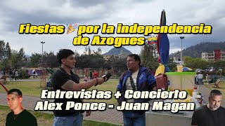 FIESTAS DE AZOGUES 2024🎉 MIS PRIMERAS ENTREVISTAS EN LA CALLE 😅 [upl. by Patton]