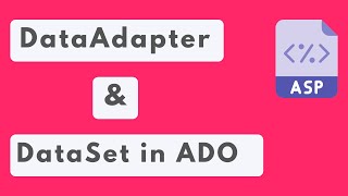 DataSet and DataAdapter in ADONET  ASPNET [upl. by Asilla]