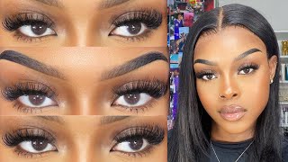 DIY LASH EXTENSIONS AT HOME  HOW TO APPLY LASH CLUSTERS  BEGINNER FRIENDLY quewellash1538 [upl. by Quiteri]