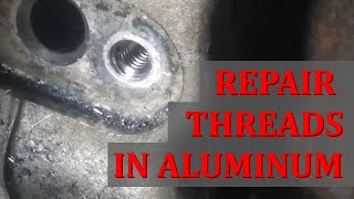 How to Repair Stripped Aluminum Threads [upl. by Nemzaj]