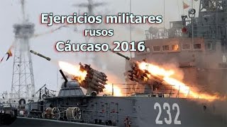 La etapa final de los mayores ejercicios militares rusos Cáucaso Fuerzas Armadas de Rusia [upl. by Ecyak]