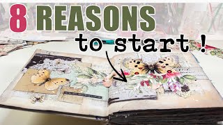 8 REAL reasons to BEGIN Collage in tiles  Maremis Small Art [upl. by Ellessig]