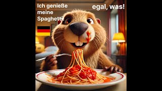 Ein kanadischer reisender Biber reist nach Rom um italienische Gerichte zu essenthe beaver German [upl. by Leumek]