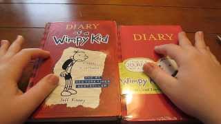 Diary of a Wimpy Kid Journal unboxing and reviewthe lines are blue [upl. by Margareta]