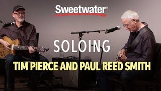 Live at Sweetwater Soloing with Tim Pierce and Paul Reed Smith [upl. by Iggep149]