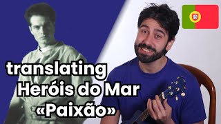 Translating Heróis do Mar  Learn European Portuguese through Music [upl. by Ateuqram]