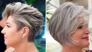 25 Elegant Hairstyles For Women Over 60 For 2024  Pretty Hair [upl. by Aicats]