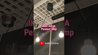 Ikea ACKJA pendant lamp 2024 [upl. by Oirretna541]