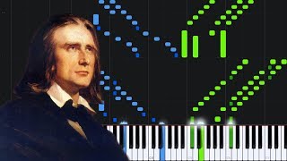 Etude No 6 in A Minor  Franz Liszt Piano Tutorial Synthesia [upl. by Kendall]