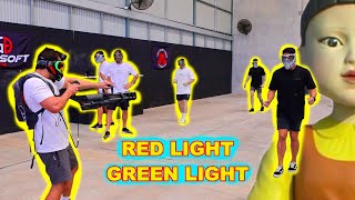 SQUID GAMES Challenge  RED LIGHT GREEN LIGHT [upl. by Goldshlag]