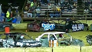 ROUSE PROMOTIONS NOV 9th CONNERSVILLE INDIANA DEMOLITION DERBY MINI MOD CLASS [upl. by Airbmac]