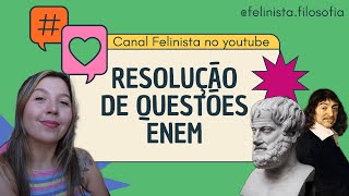 Sócrates  Resolução de questão de Filosofia no ENEM  FELINISTA [upl. by Foskett]