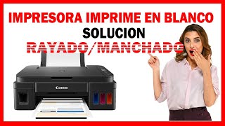 SOLUCIÓN IMPRESORA IMPRIME EN BLANCONO IMPRIME BIEN LOS COLORESIMPRIME RAYADOIMPRESIÓN MANCHADO [upl. by Verna]