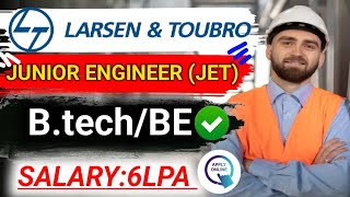 LampT Group Recruitment 2024  Freshers Jobs  Larsen and toubro Job vacancy  Junior Engineer Jobs [upl. by Nej]