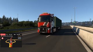 Apples 18t  Renault T  Euro Truck Simulator 2  ETS 2 Gameplay  High Speed  393 [upl. by Mcafee]