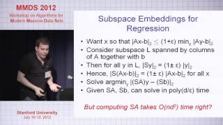 Low Rank Approximation and Regression in Input Sparsity Time David Woodruff IBM Research Almaden [upl. by Nivla]