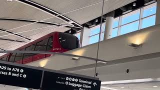 Detroit Airport rail car [upl. by Filipe]