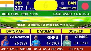 India vs Bangladesh 3rd T20 Match Today 2024  part 5 [upl. by Bremen]