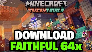 How To Get Faithful Texture Pack in Minecraft Bedrock 121 [upl. by Yoho]