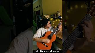 Pathetique Sonata 2nd Movement cover by Rizki Gunawan beethoven guitar pathetique fingerstyle [upl. by Airdnazxela]