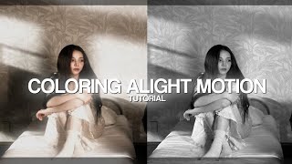 COLORING TUTORIAL ALIGHT MOTION [upl. by Asirak905]