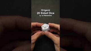 Origami 20 Sided Dice shorts [upl. by Minny430]