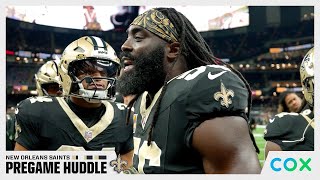 Saints Pregame Huddle vs Buccaneers  2024 NFL Week 6 [upl. by Nivahb]