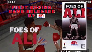 The First Boxing Game Released By EA Sports  FOES OF ALI  Is it any good  Top Boxing Games [upl. by Werra]