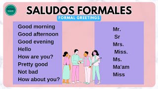 Cómo saludar en inglés formal [upl. by Suvart]