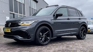 Volkswagen NEW Tiguan RLine Black Style 2023 Dolphin Grey 19 inch Valencia Walk Around amp Detail [upl. by Nairam32]