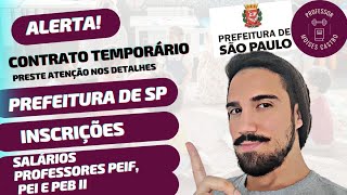 Prefeitura de São Paulo Abertura de inscrições para contrato temporário com salários revelados [upl. by Mccall673]